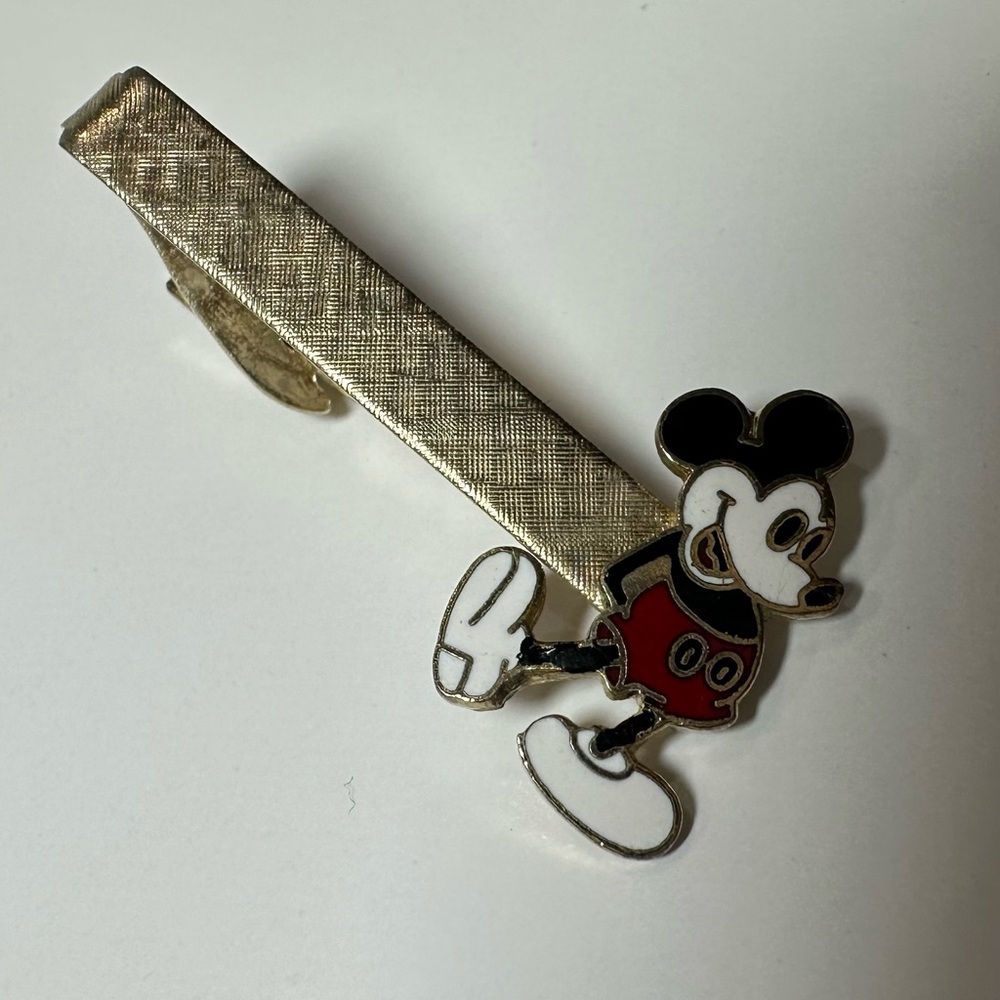 Vintage Walt Disney Productions Mickey Mouse Tie Clip